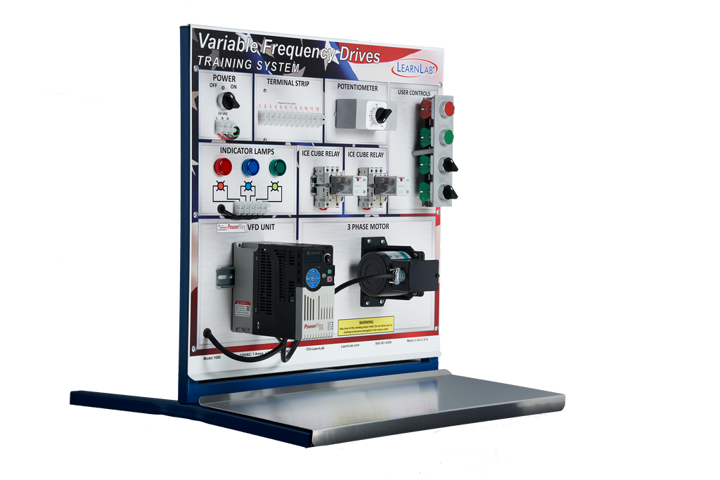 LearnLab's Advanced VFD Variable Frequency Motor Drive Training System