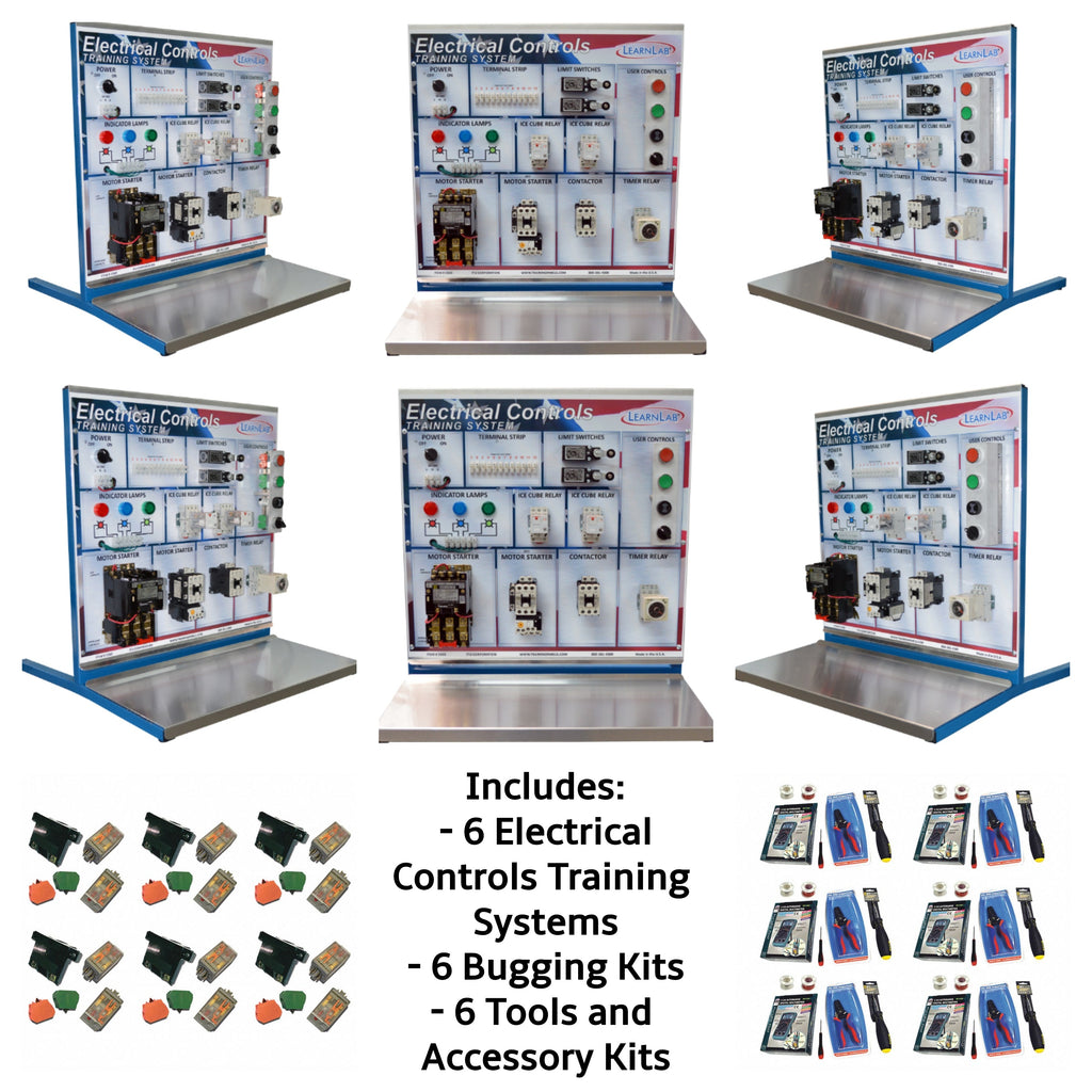 Electrical Controls Training System, Set of 6 Trainers